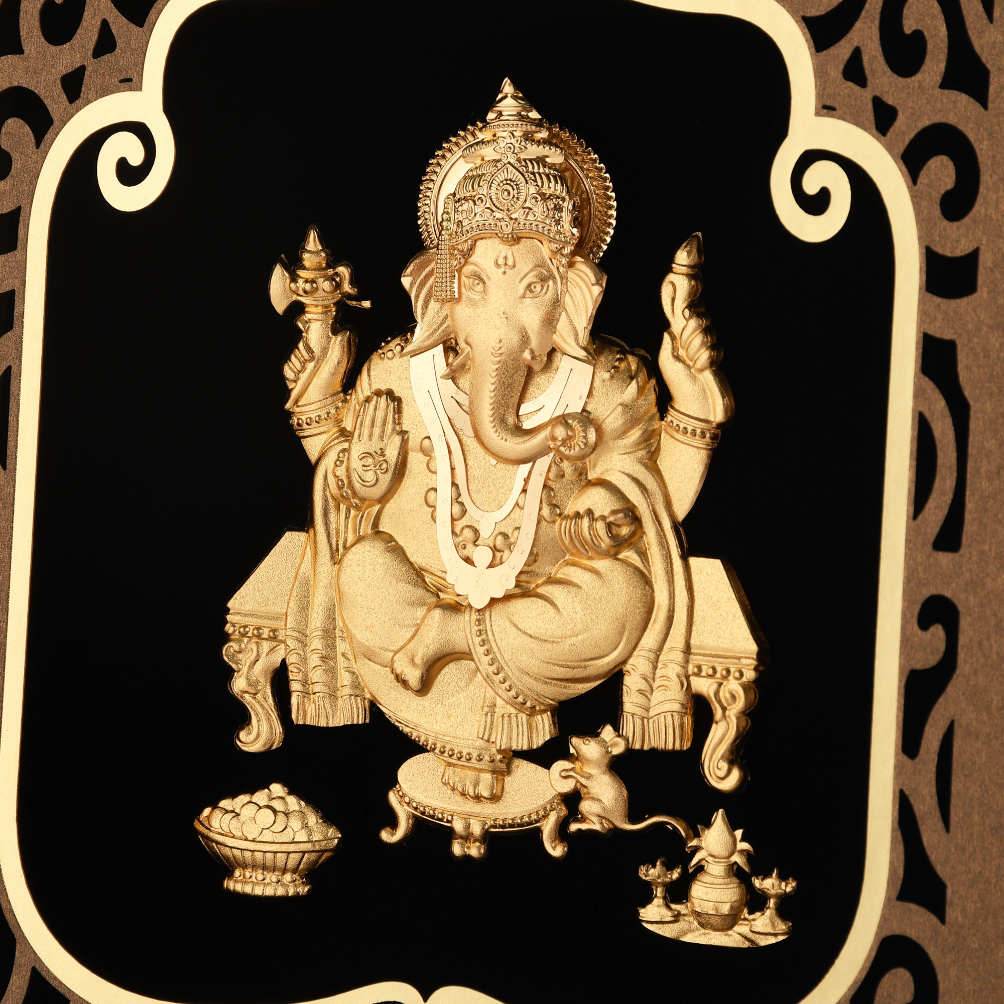 MOKSHA CRAFT Frame Ganesha: “God of new beginnings” 8*10